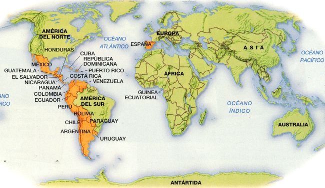 کشور های اسپانیایی زبان