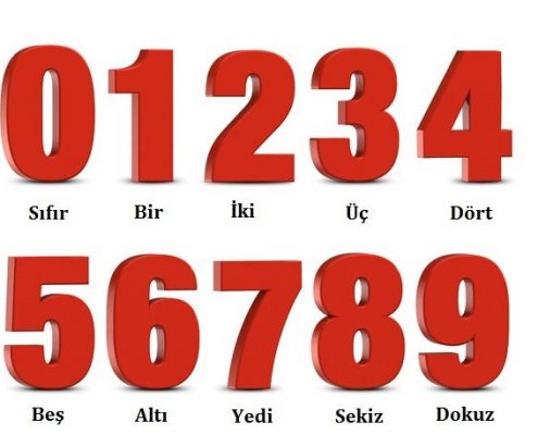 اعداد به زبان ترکی استانبولی
