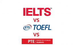 مقایسه آزمون PTE و IELTS و TOEFL
