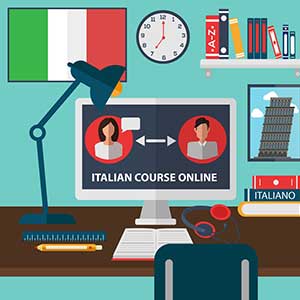 یادگیری زبان ایتالیایی در منزل