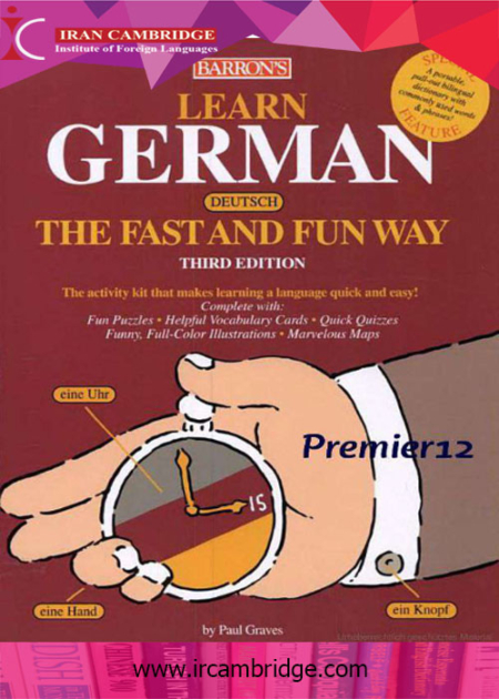 کتاب Learn German “ The fast and sun way