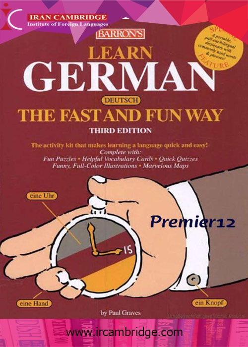 کتاب Learn German “ The fast and sun way