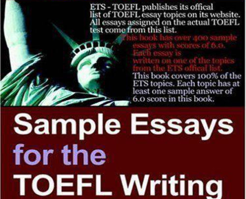 کتاب Sample Essays for the TOEFL Writing Test