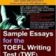 کتاب Sample Essays for the TOEFL Writing Test