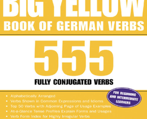کتاب گرامر و افعال زبان آلمانی THE BIG YELLOW BOOK OF GERMAN VERBS 555