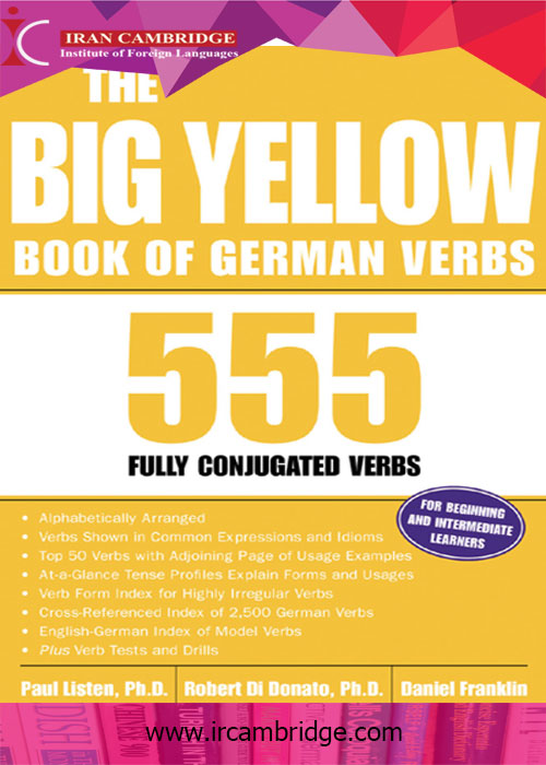 کتاب گرامر و افعال زبان آلمانی THE BIG YELLOW BOOK OF GERMAN VERBS 555