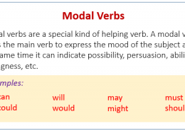 آموزش افعال Modal در زبان انگلیسی