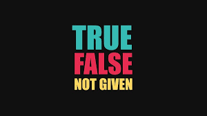 نکات سوالات True-False-Notgiven
