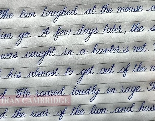 دوره خوشنویسی انگلیسی و لاتین در تهران